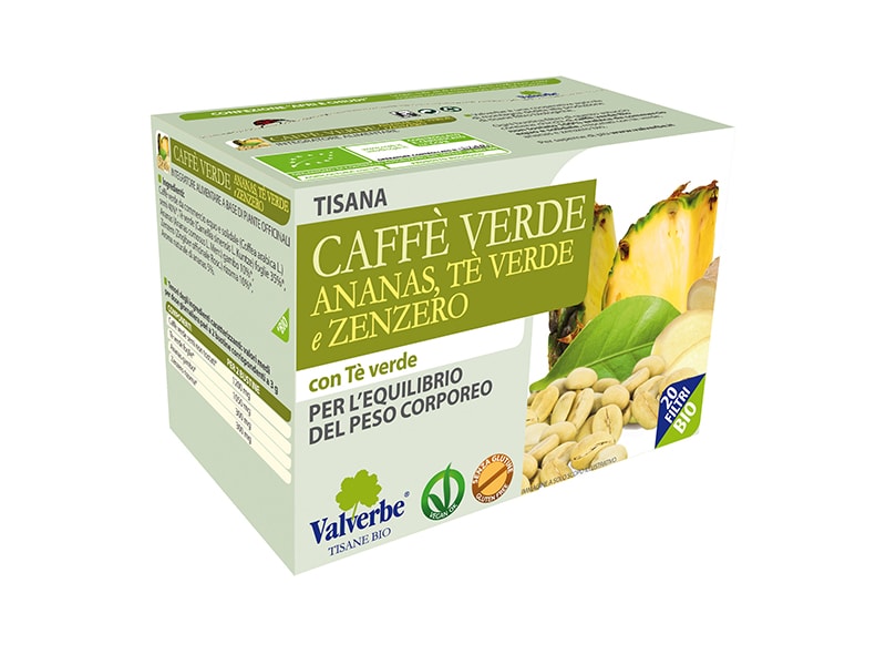 CAFFE VERDE MACINATO Green Coffee BRUCIA GRASSI PERDI PESO TISANA 500 GR