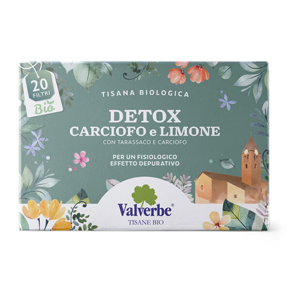 Tisana Detox Carciofo e Limone – Valverbe-30g-20Filtri Tisana Detox Carciofo e Limone - Valverbe-30g-20Filtri