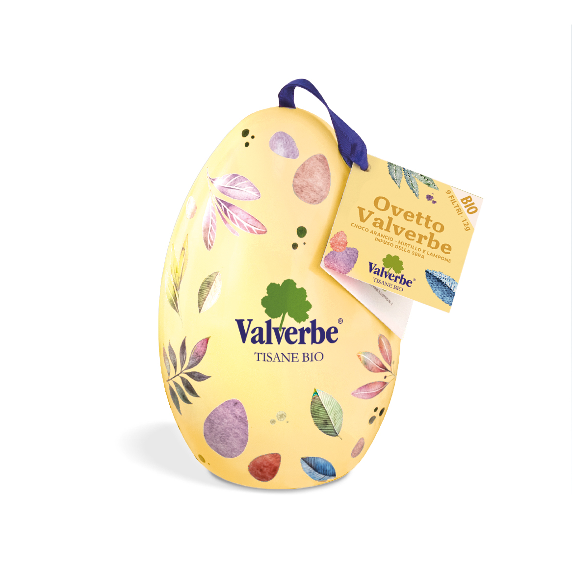 COLLECTABLE TIN EGG FILLED WITH CHOCO ORANGE HERBAL TEA SACHETS 8 filters 12g (Copia) (Copia)