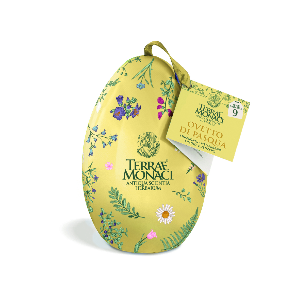 COLLECTABLE TIN EGG FILLED WITH CHOCO ORANGE HERBAL TEA SACHETS 8 filters 12g (Copia) (Copia) (Copia)