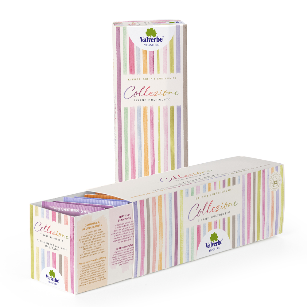 Multigusto slide Valverbe 15,4g-12 Filtri 6 Gusti Color Bloom