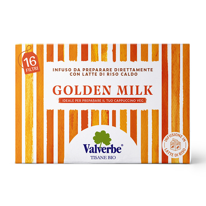 Infuso GOLDEN MILK Valverbe - 24g - 16 Filtri
