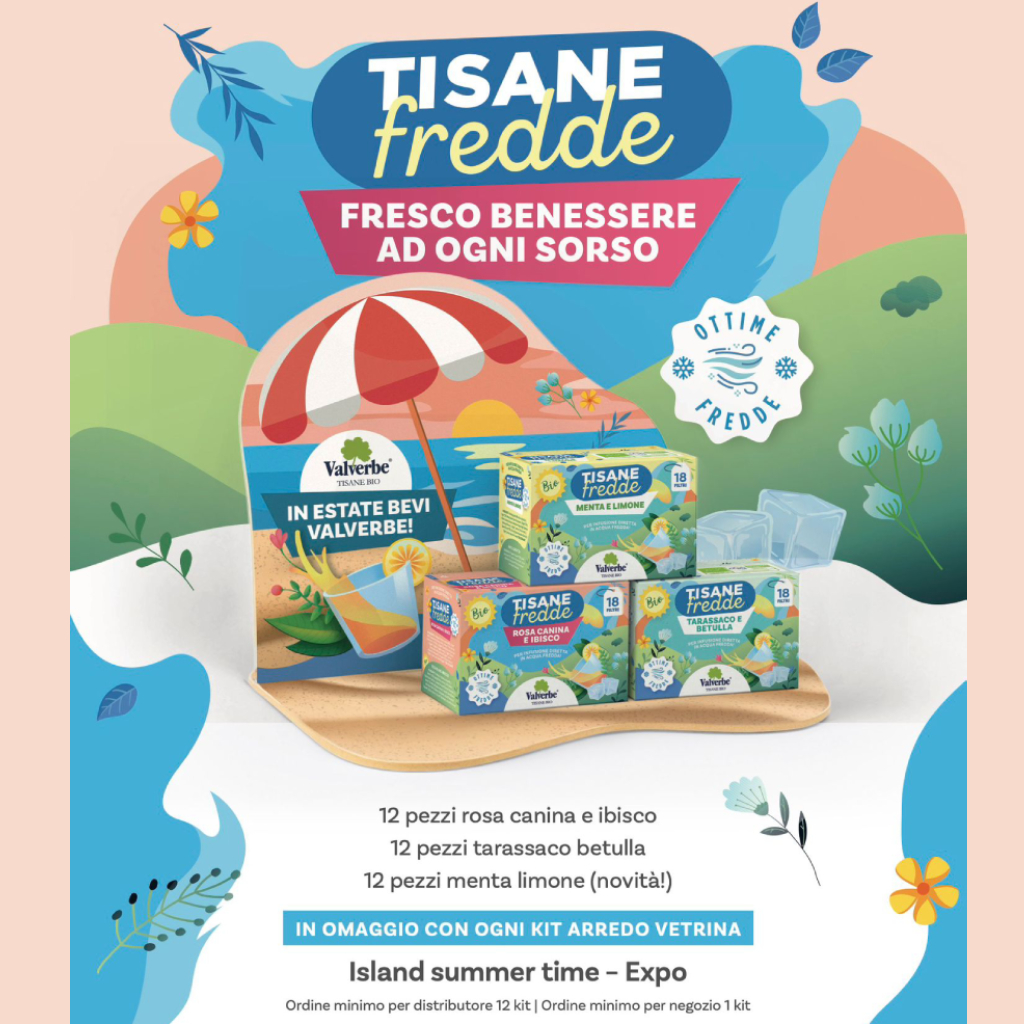 tisane fredde espositore summer kit