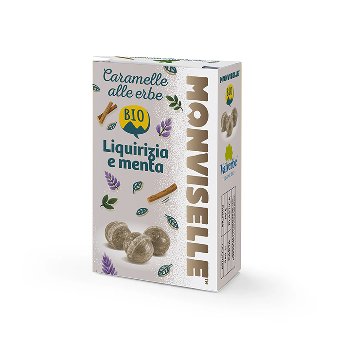 Caramelle bio liquirizia e menta